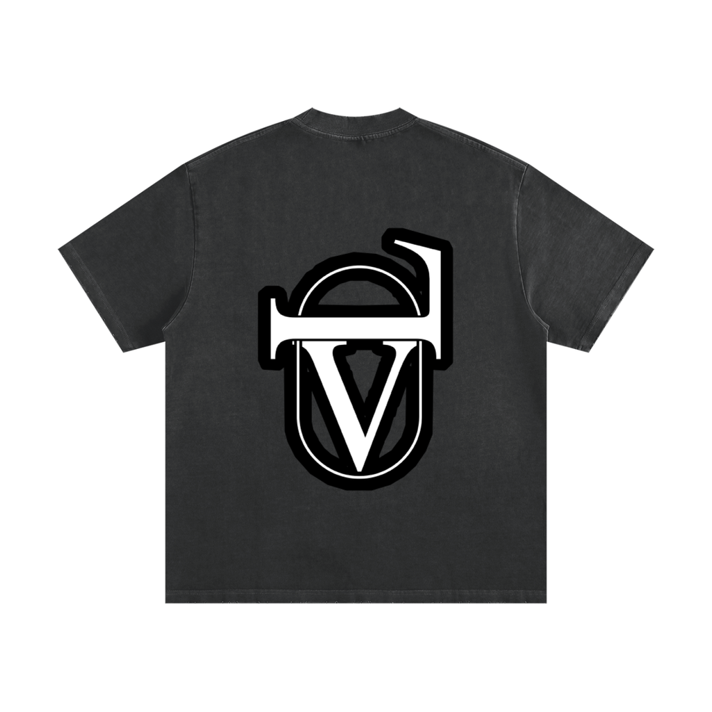 Heavyweight Vintage Washed Frayed T-Shirt