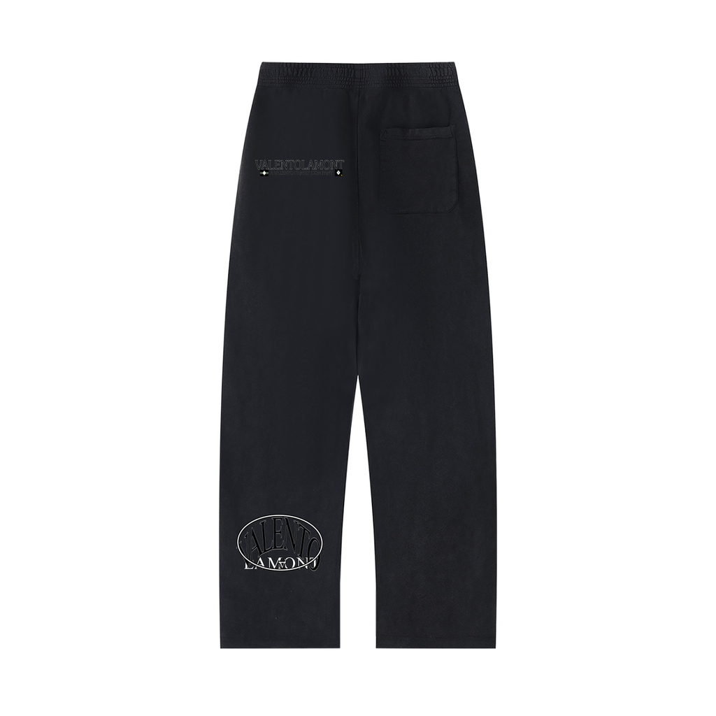 V Mineral Wash Straight Sweatpants