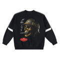 Oversized Crewneck Taped Sweatshirt