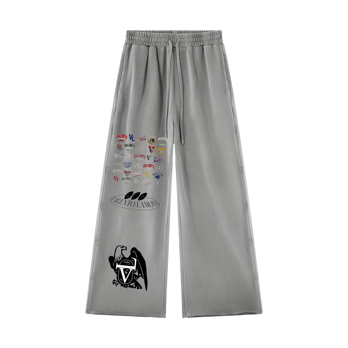 Unisex Vintage Wash Raw Edge Sweatpants