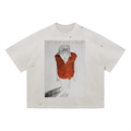 Vintage Washed Distressed Boxy Oversized T-Shirt