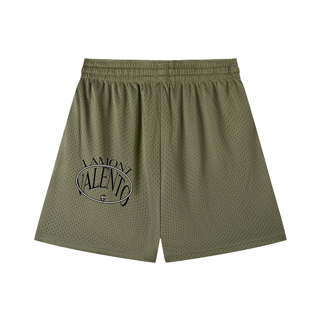 Mesh Drawstring Shorts