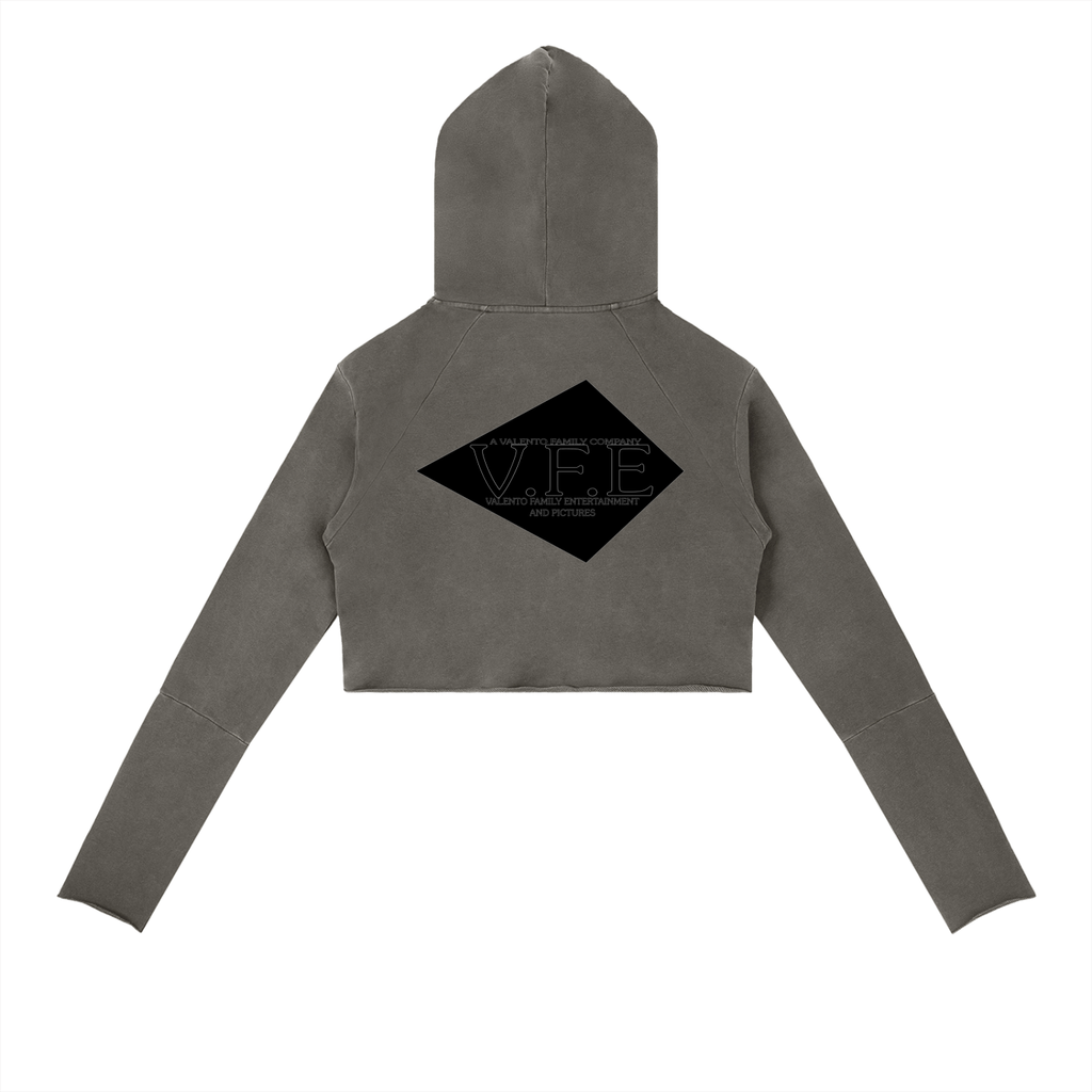 Vintage Washed Raw Edge Hoodie