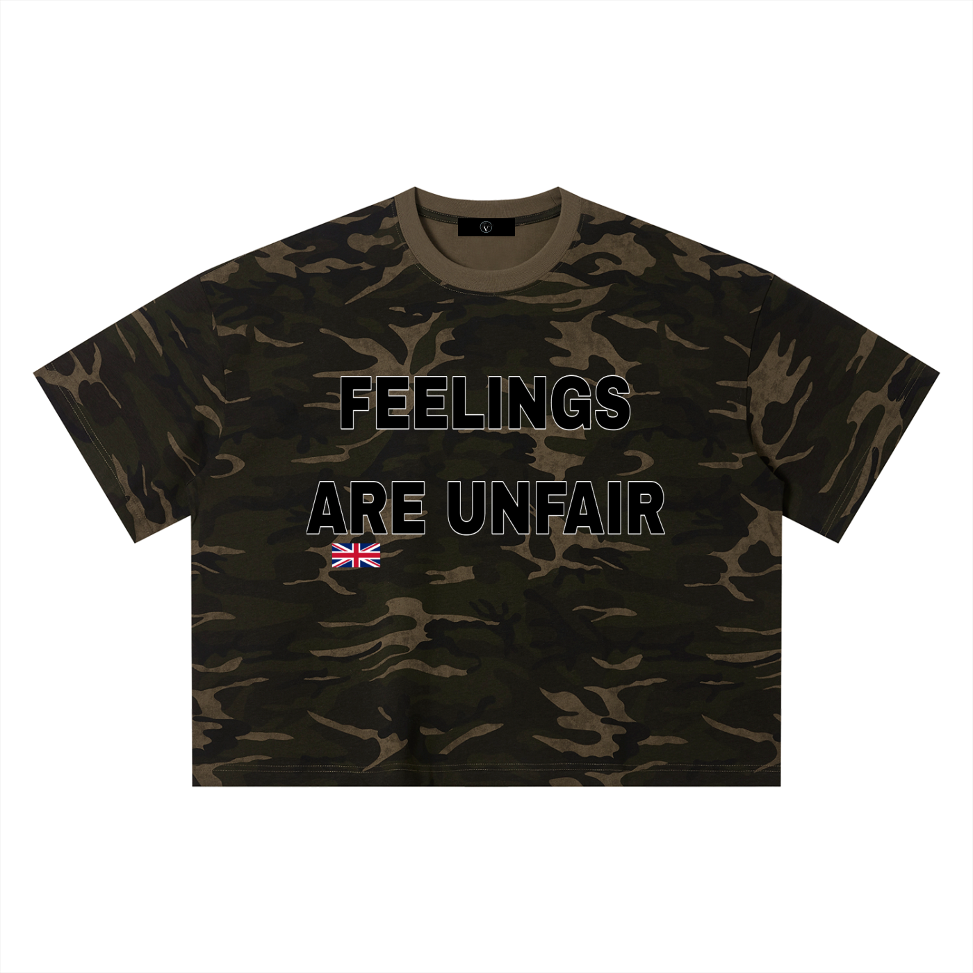 Unisex Camo Boxy T-Shirt