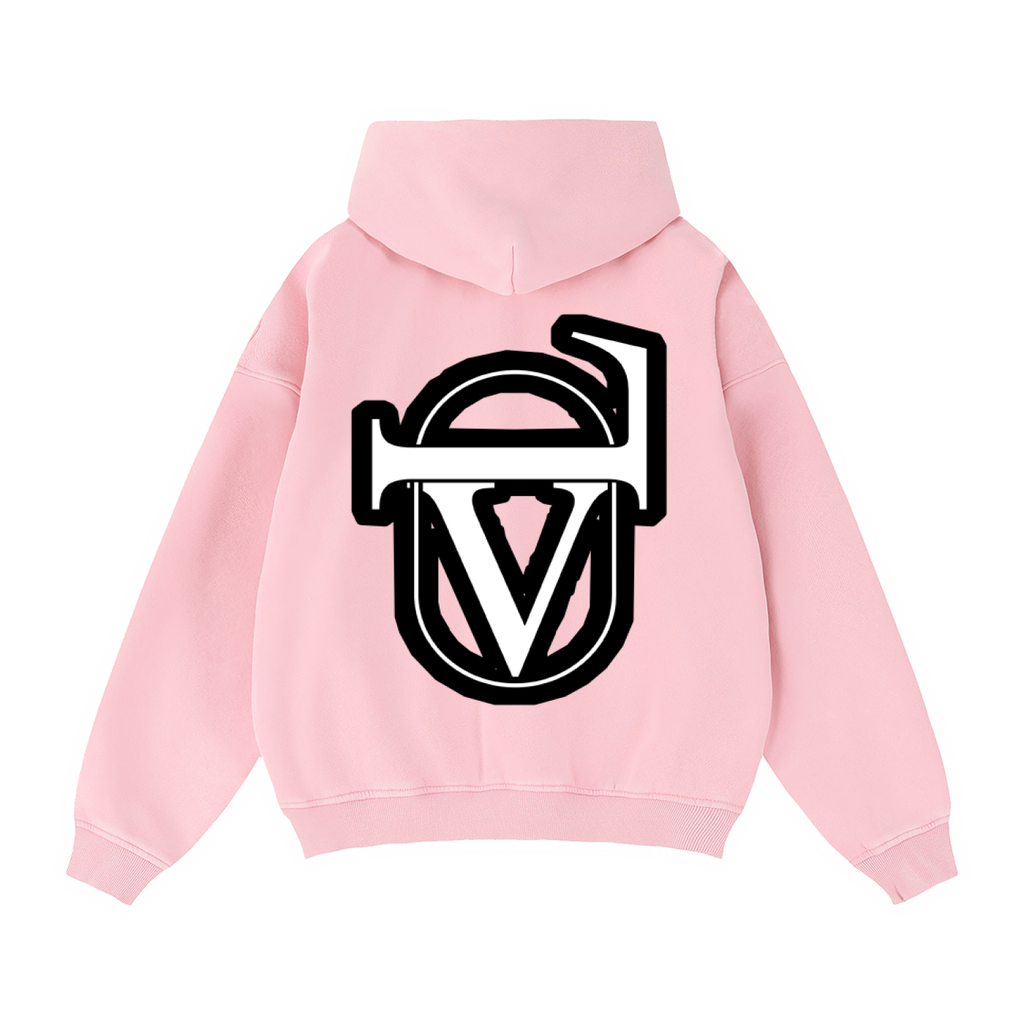 Zip-Through Boxy Fleece Hoodie