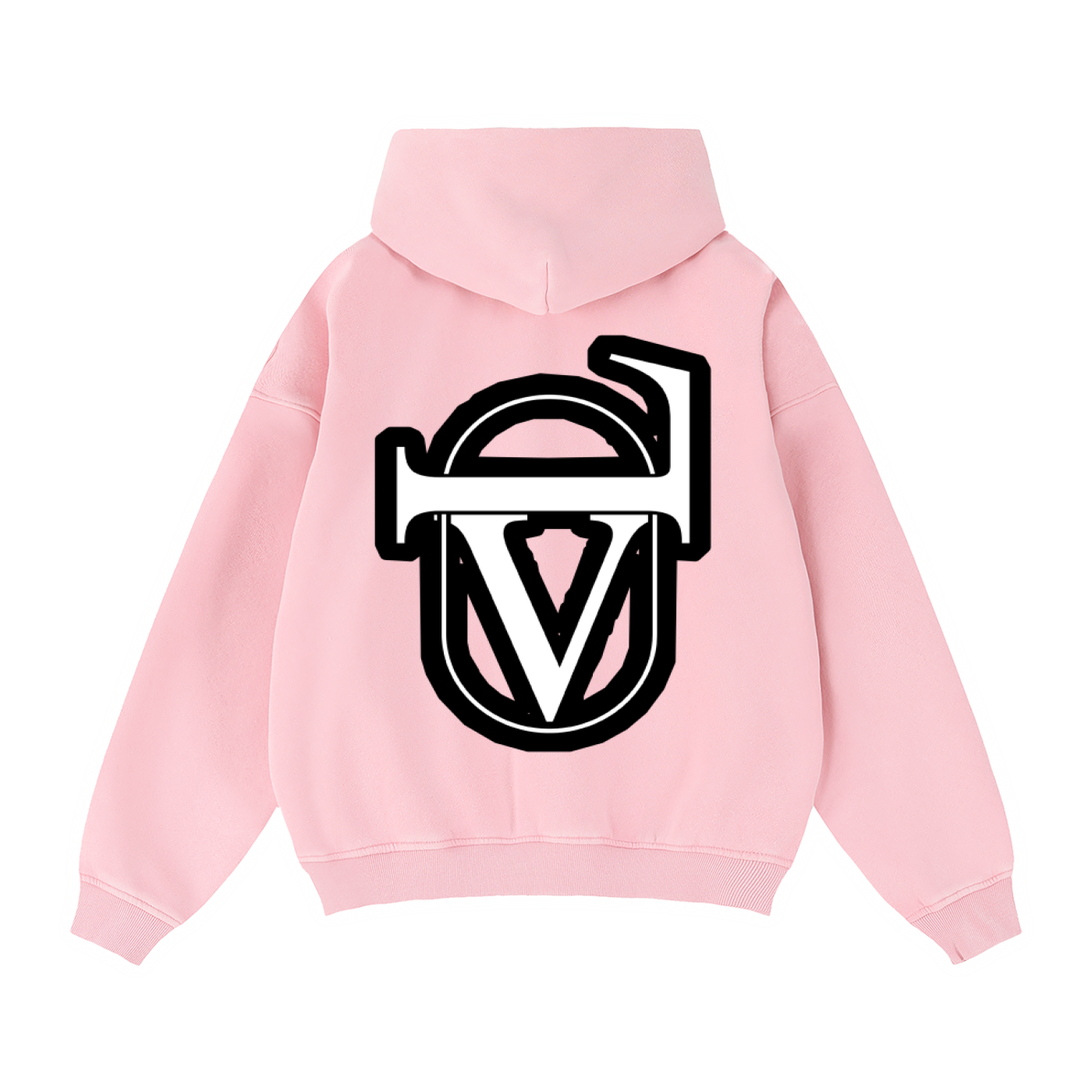 Zip-Through Boxy Fleece Hoodie