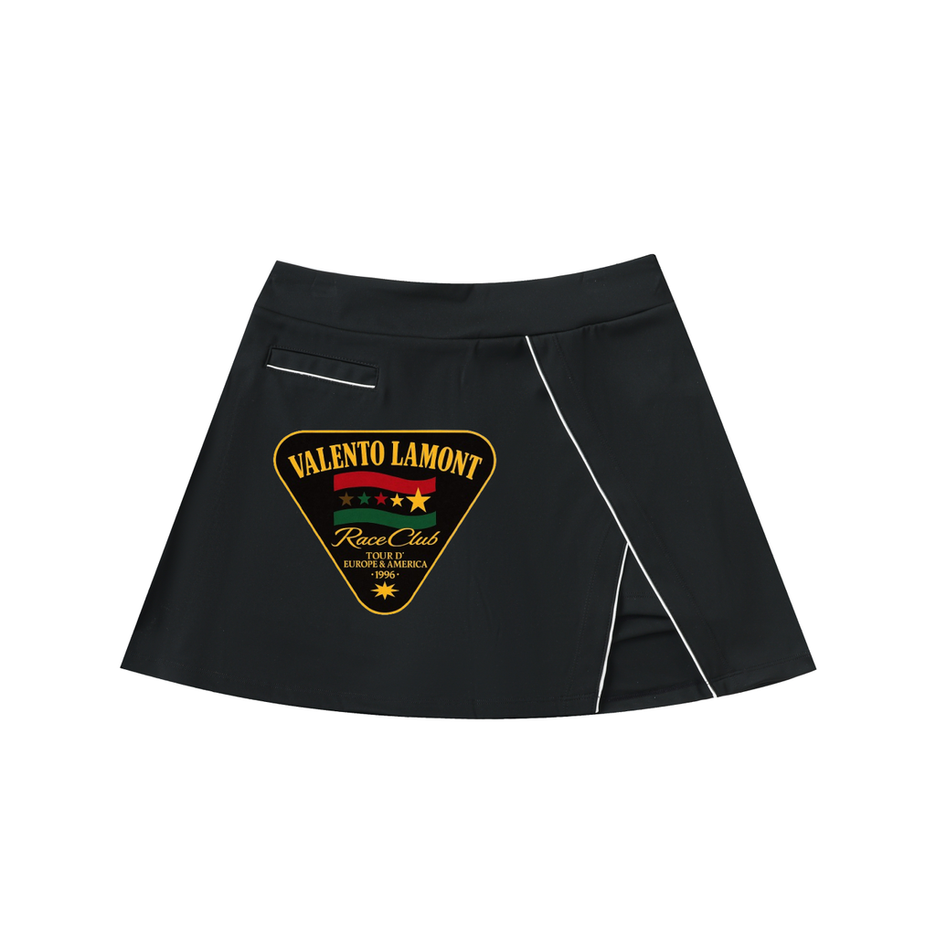 High-Waist Pocketed A-Line Skirt