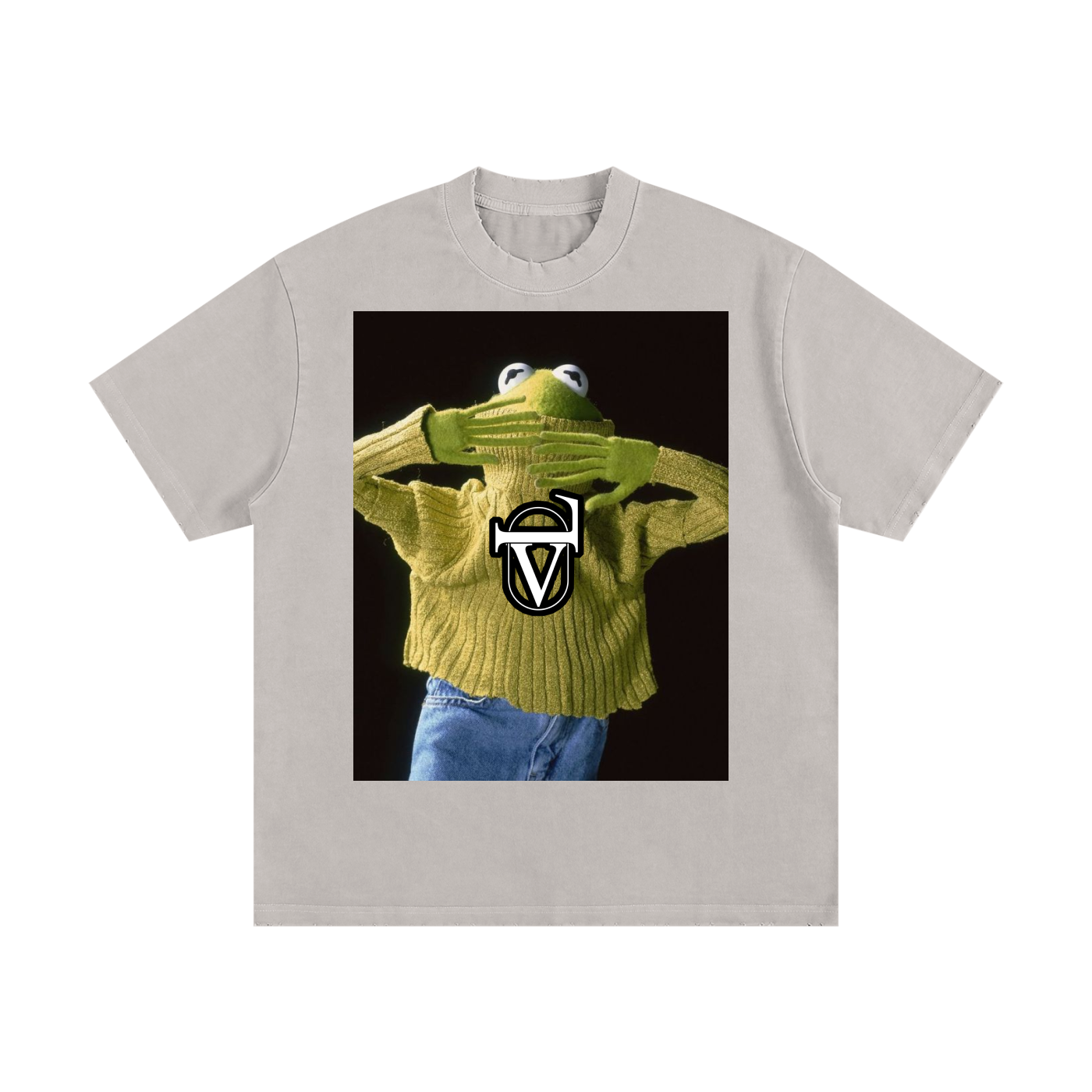 Heavyweight Vintage Washed Frayed T-Shirt