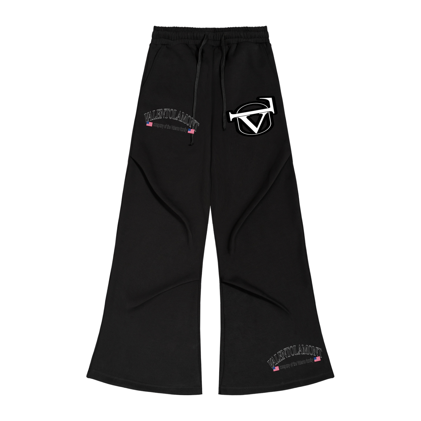 Wide Leg Drawstring Sweatpants