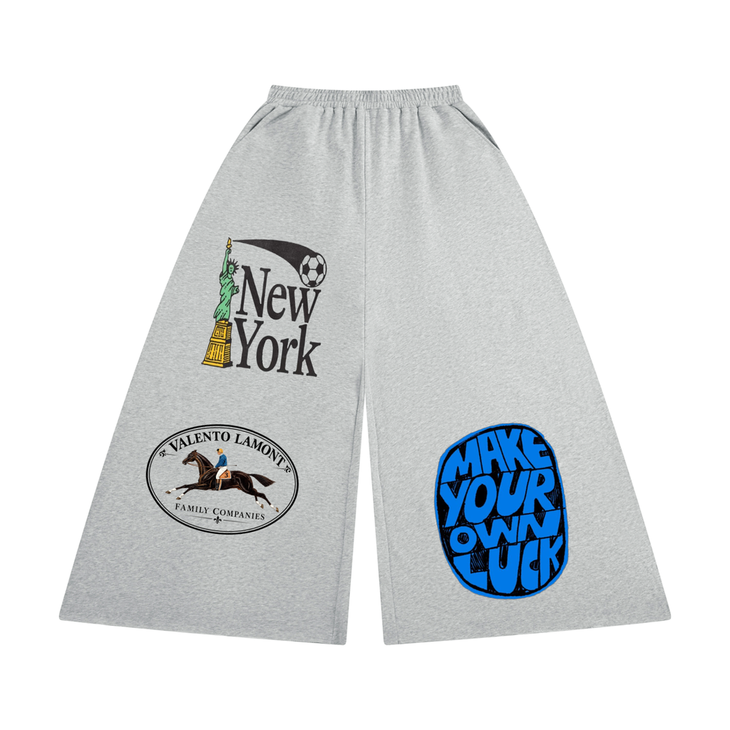 Women's Raw Edge Wide Leg Sweatpants
