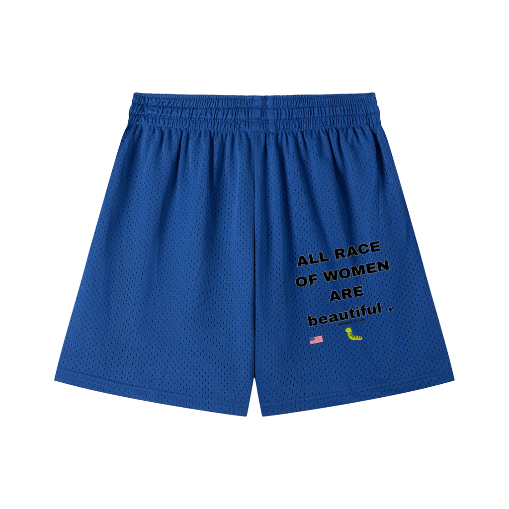 Mesh Drawstring Shorts
