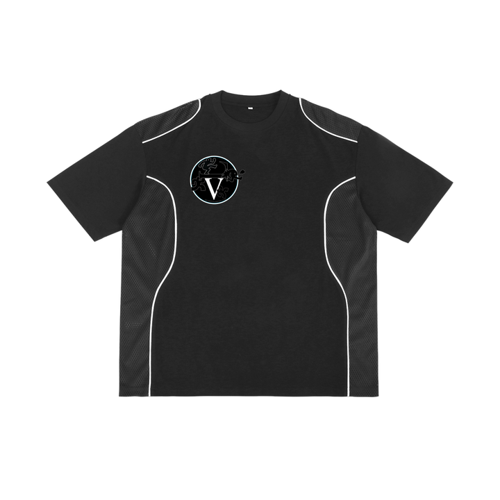 Contrast Piped Panel T-Shirt