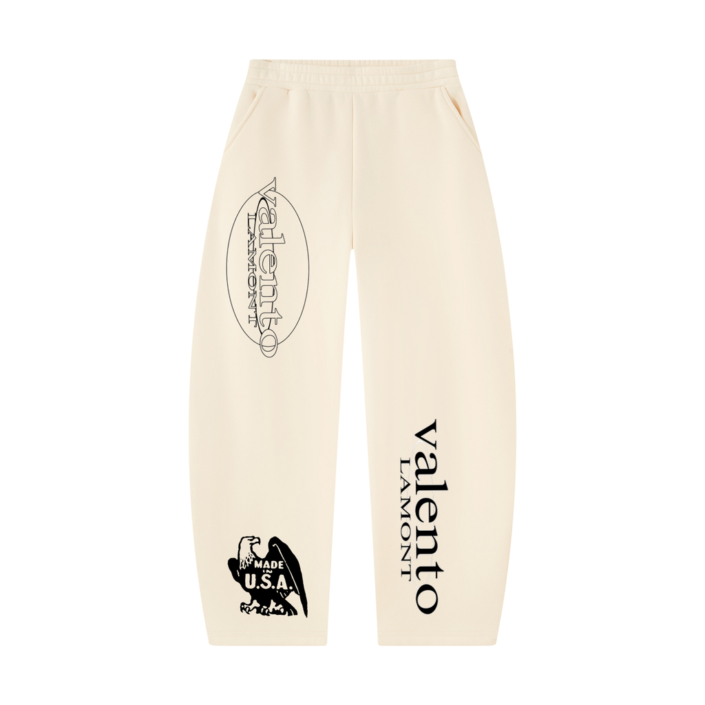 Unisex Barrel Leg Sweatpants
