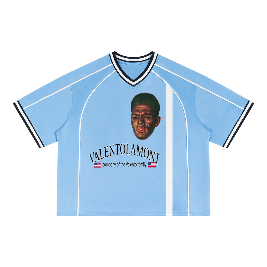 Unisex Boxy V-Neck Soccer Jersey