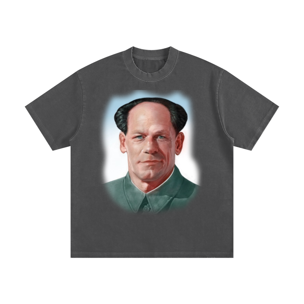 Heavyweight Vintage Washed Frayed T-Shirt