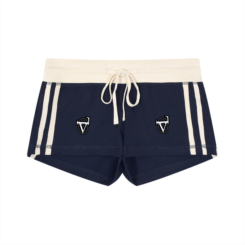 Women's Contrast Stripe Track Shorts