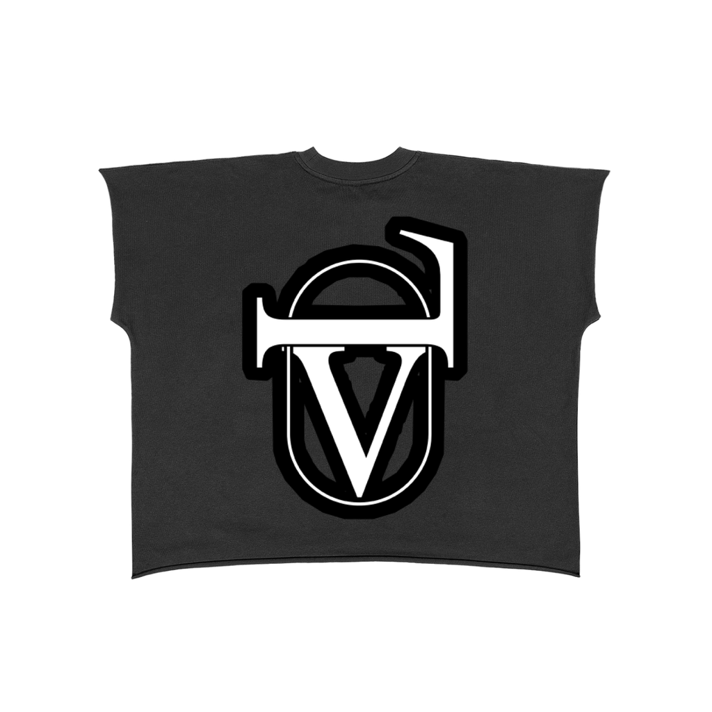 Raw Edge Boxy Non-Shrink T-Shirt