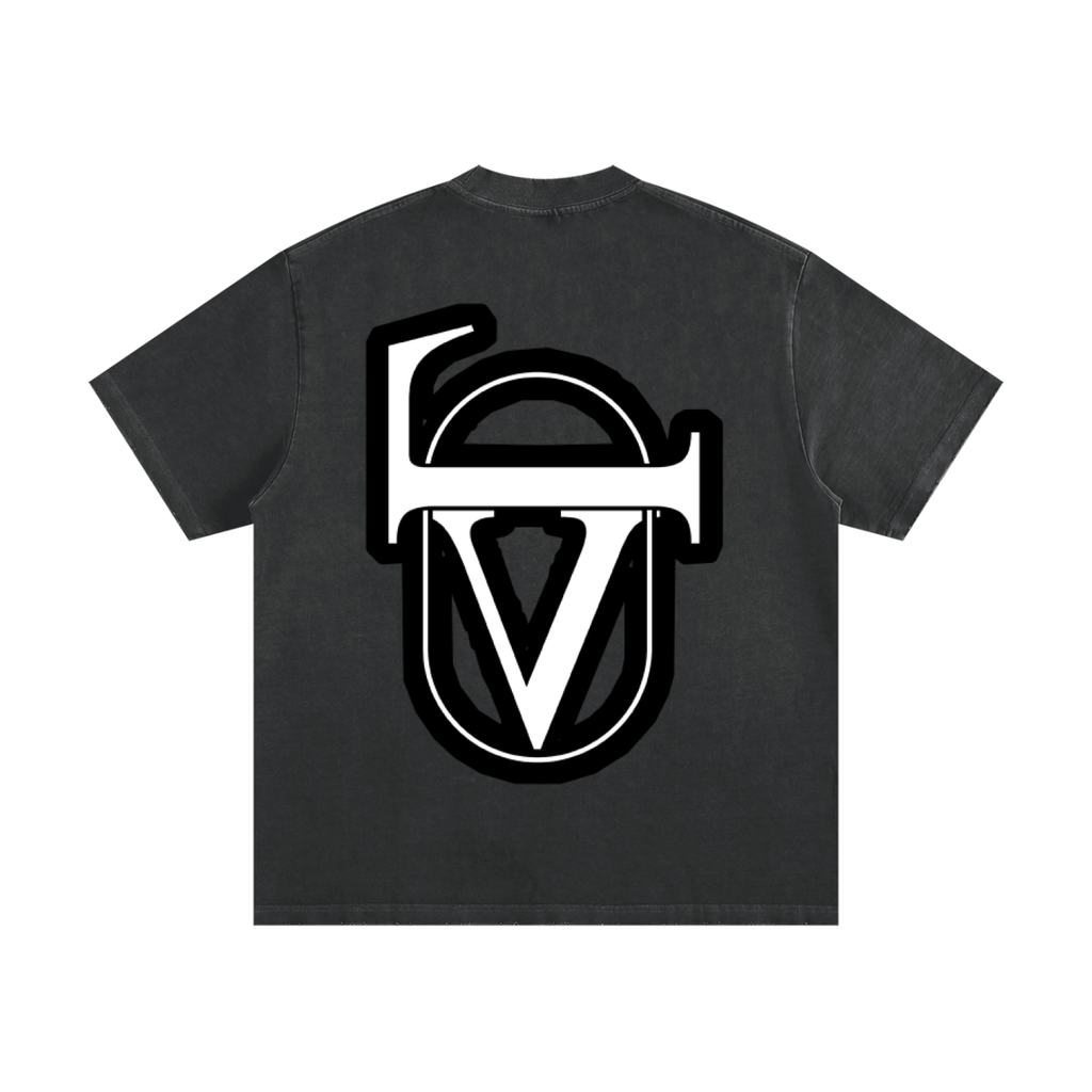 Heavyweight Vintage Washed Frayed T-Shirt