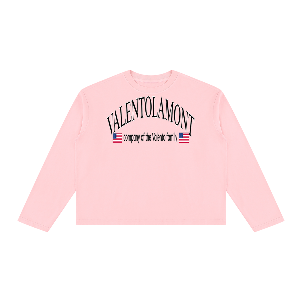 V Vintage Wash Long Sleeve Boxy T-Shirt