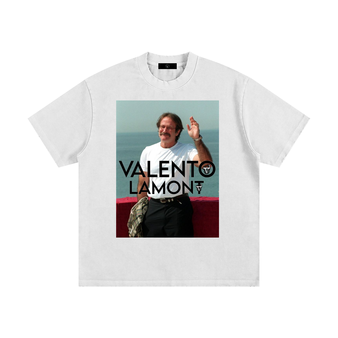 Heavyweight Vintage Washed Frayed T-Shirt