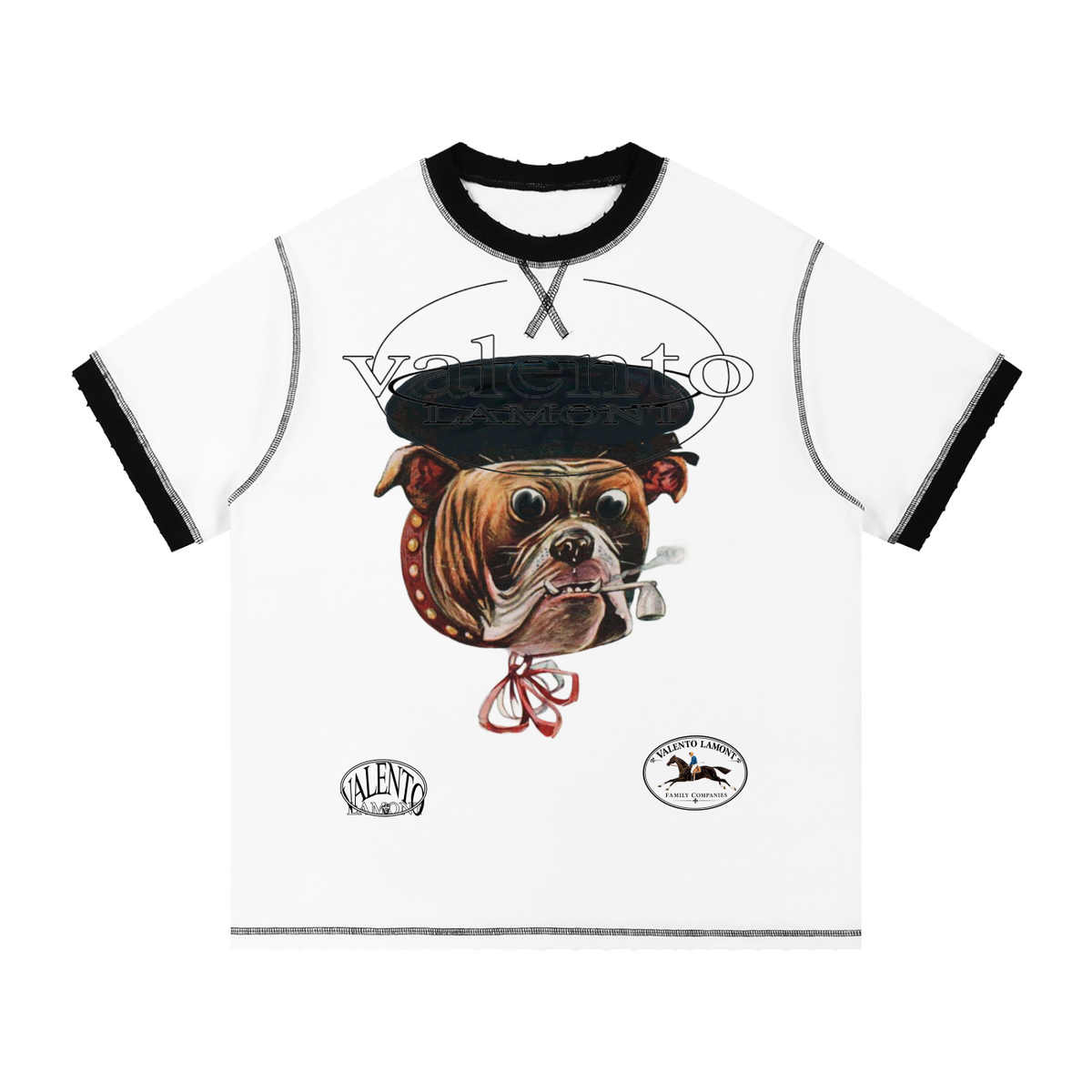 Unisex Contrast-Stitched Ringer T-Shirt