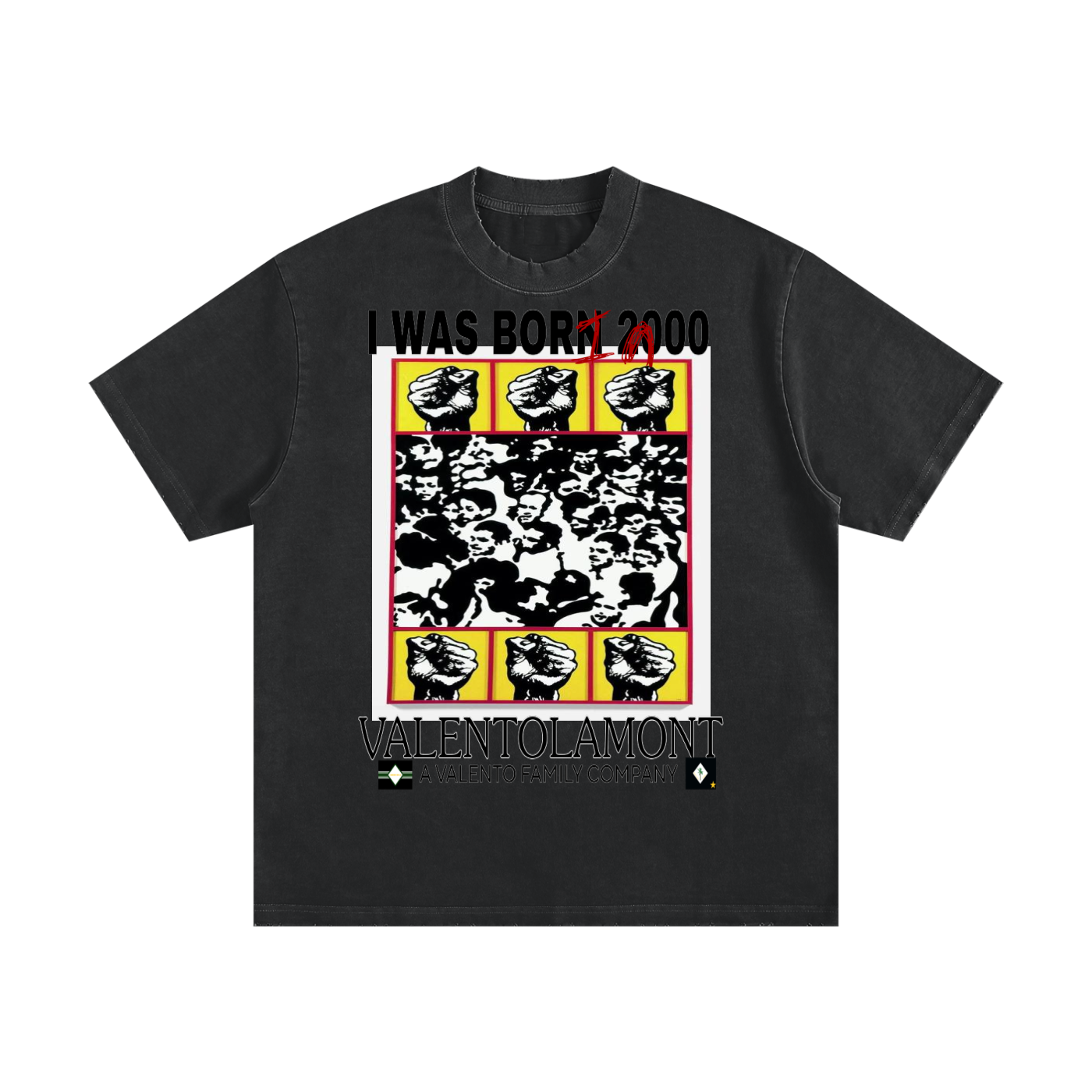 Heavyweight Vintage Washed Frayed T-Shirt