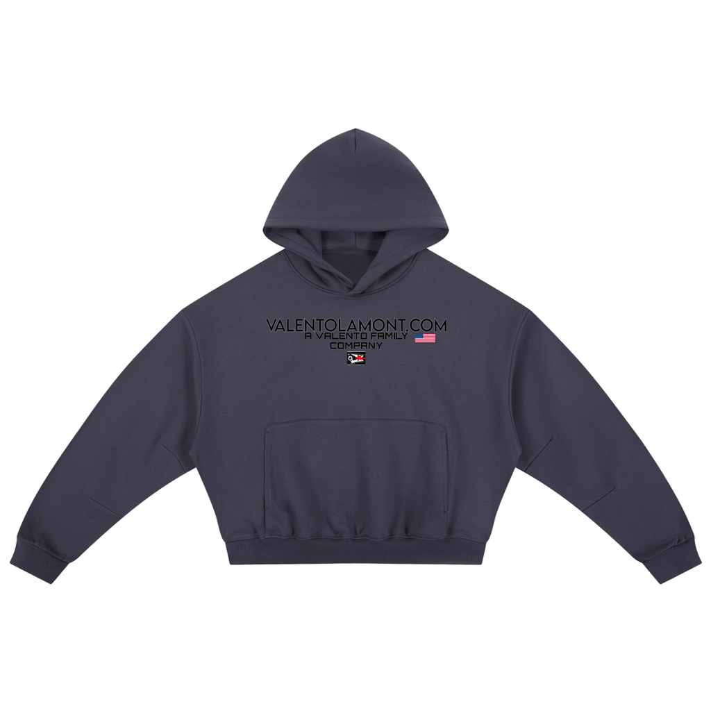 Essential Boxy Darted Sleeve Hoodie