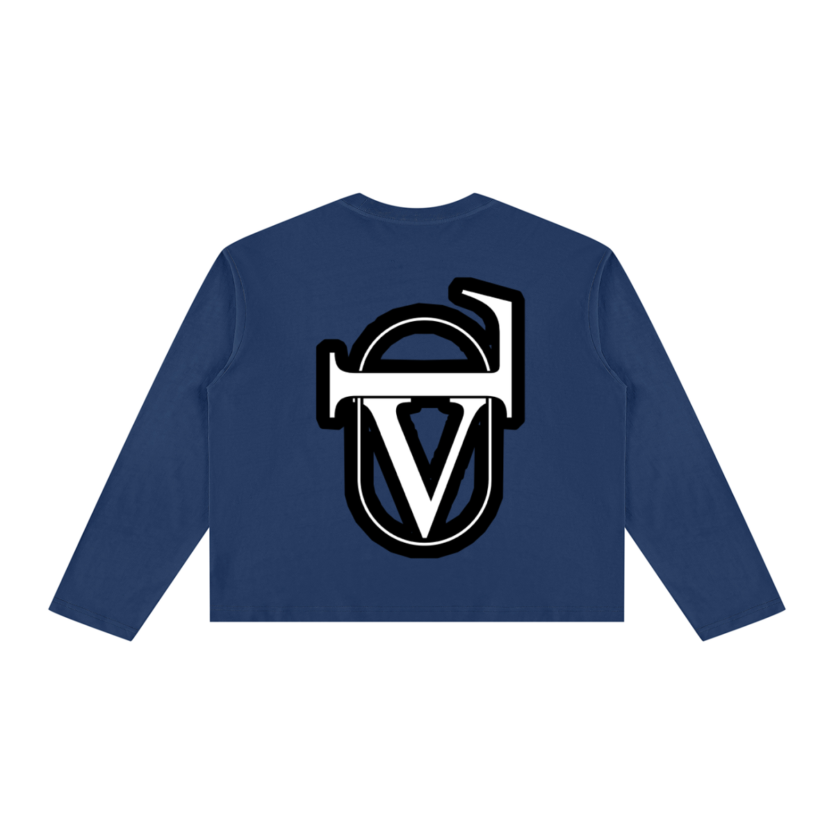 V Vintage Wash Long Sleeve Boxy T-Shirt