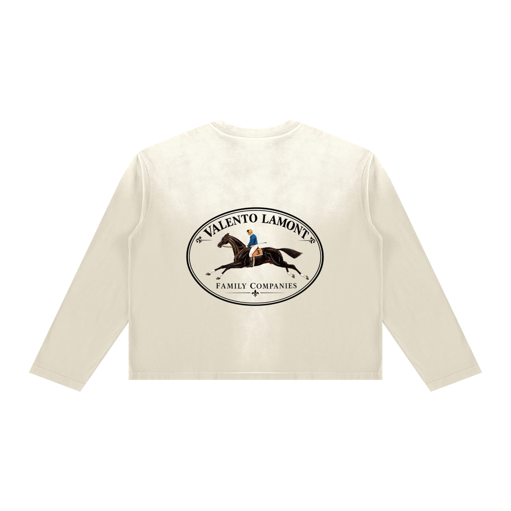 Unisex Sunfade Boxy Long Sleeve T-Shirt