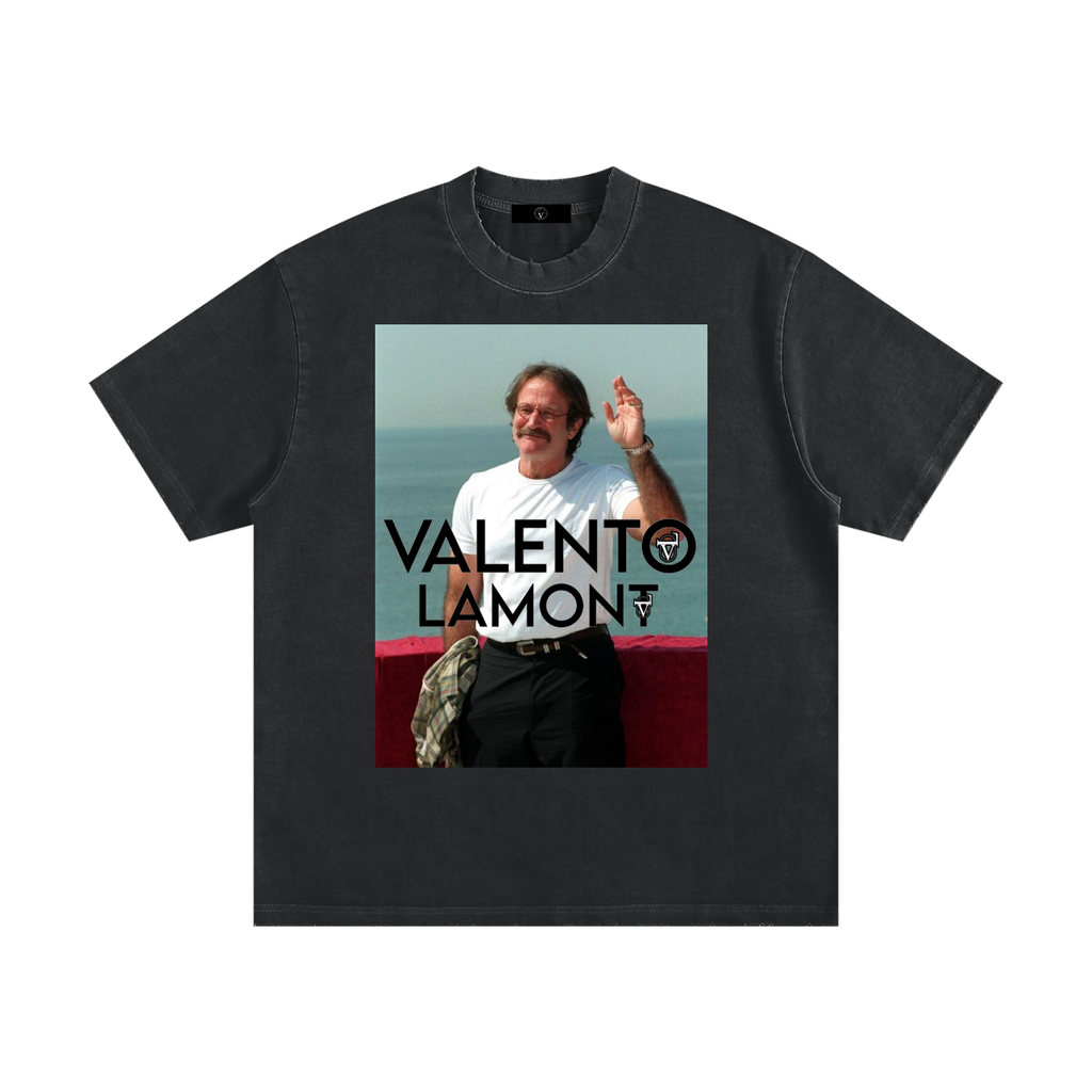 Heavyweight Vintage Washed Frayed T-Shirt