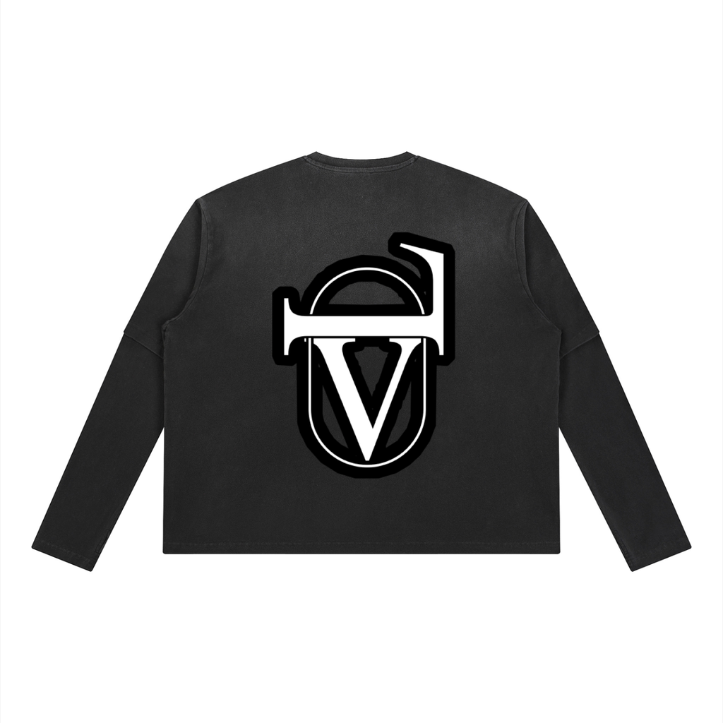 Unisex Vintage Wash Layered T-Shirt