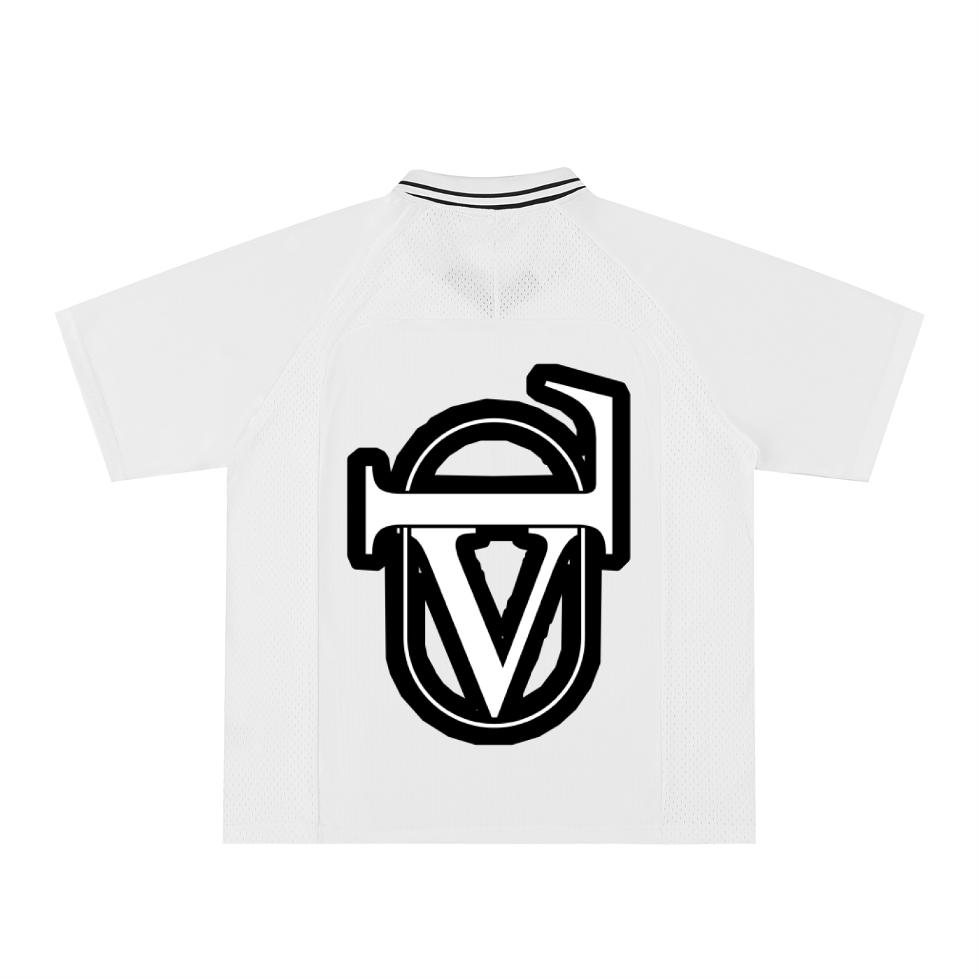 Striped V-Neck Soccer Jersey