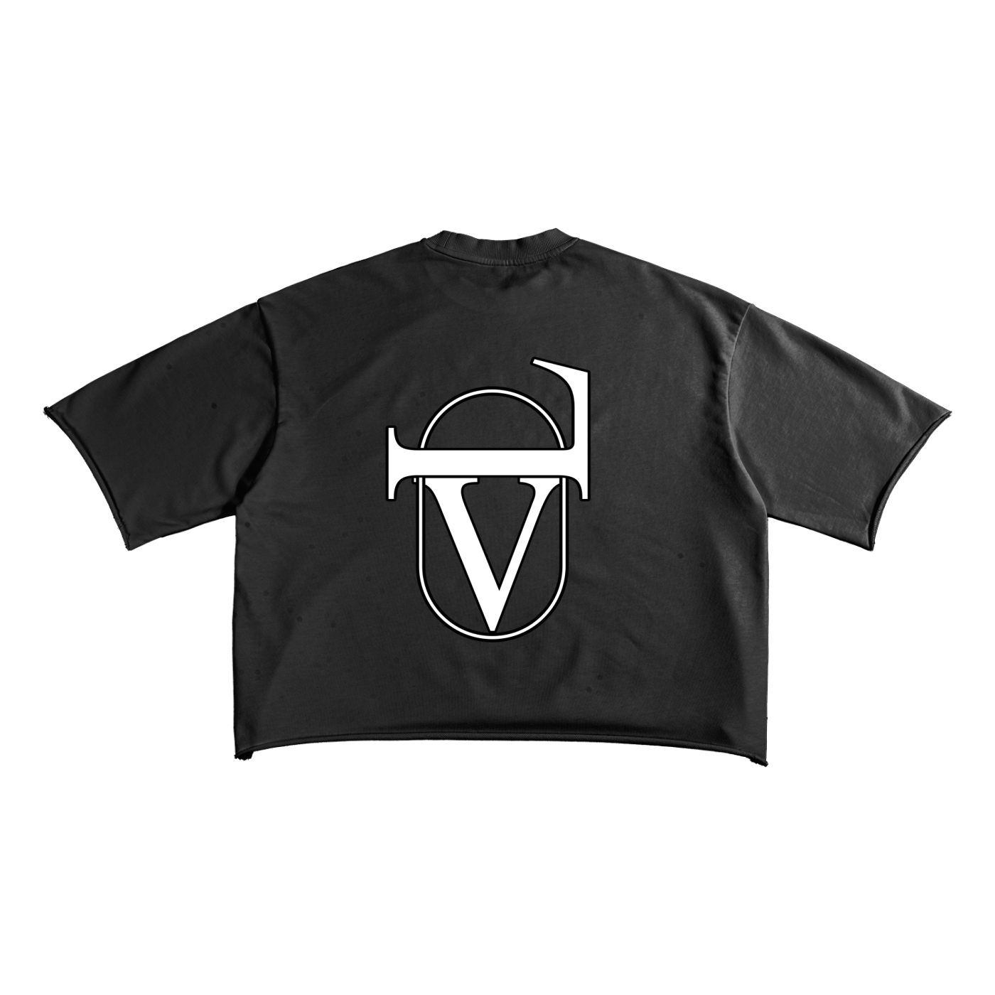 French Terry Raw Edge T-shirt