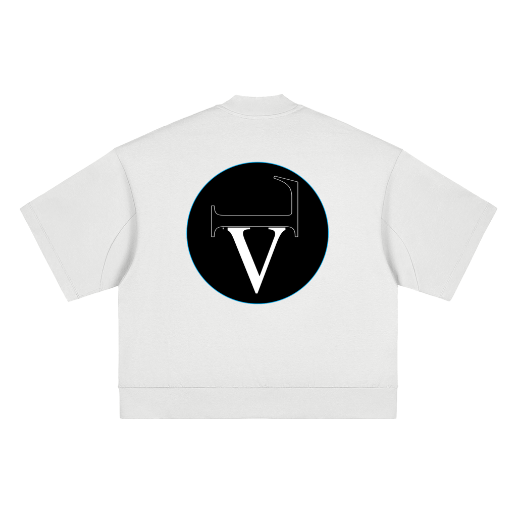 Heavyweight Oversized Mock Neck T-shirt