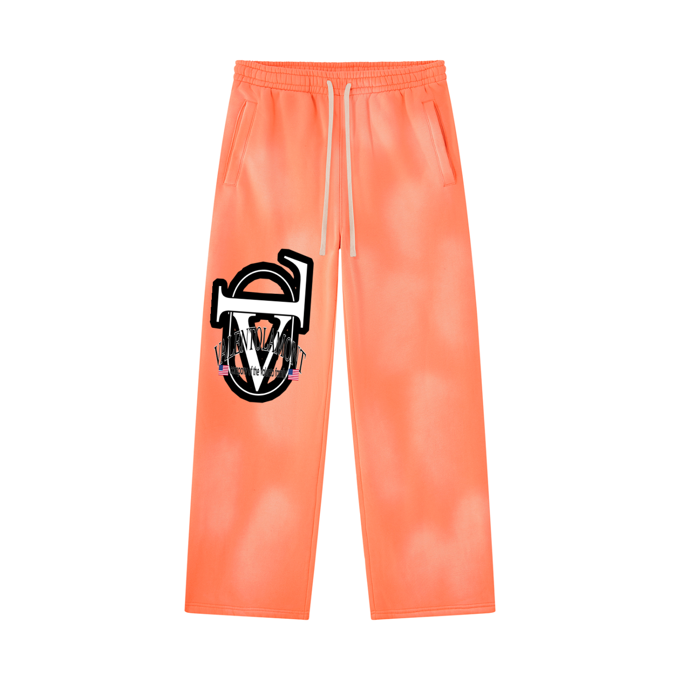 Unisex Sunfade Wide Leg Fleece Sweatpants