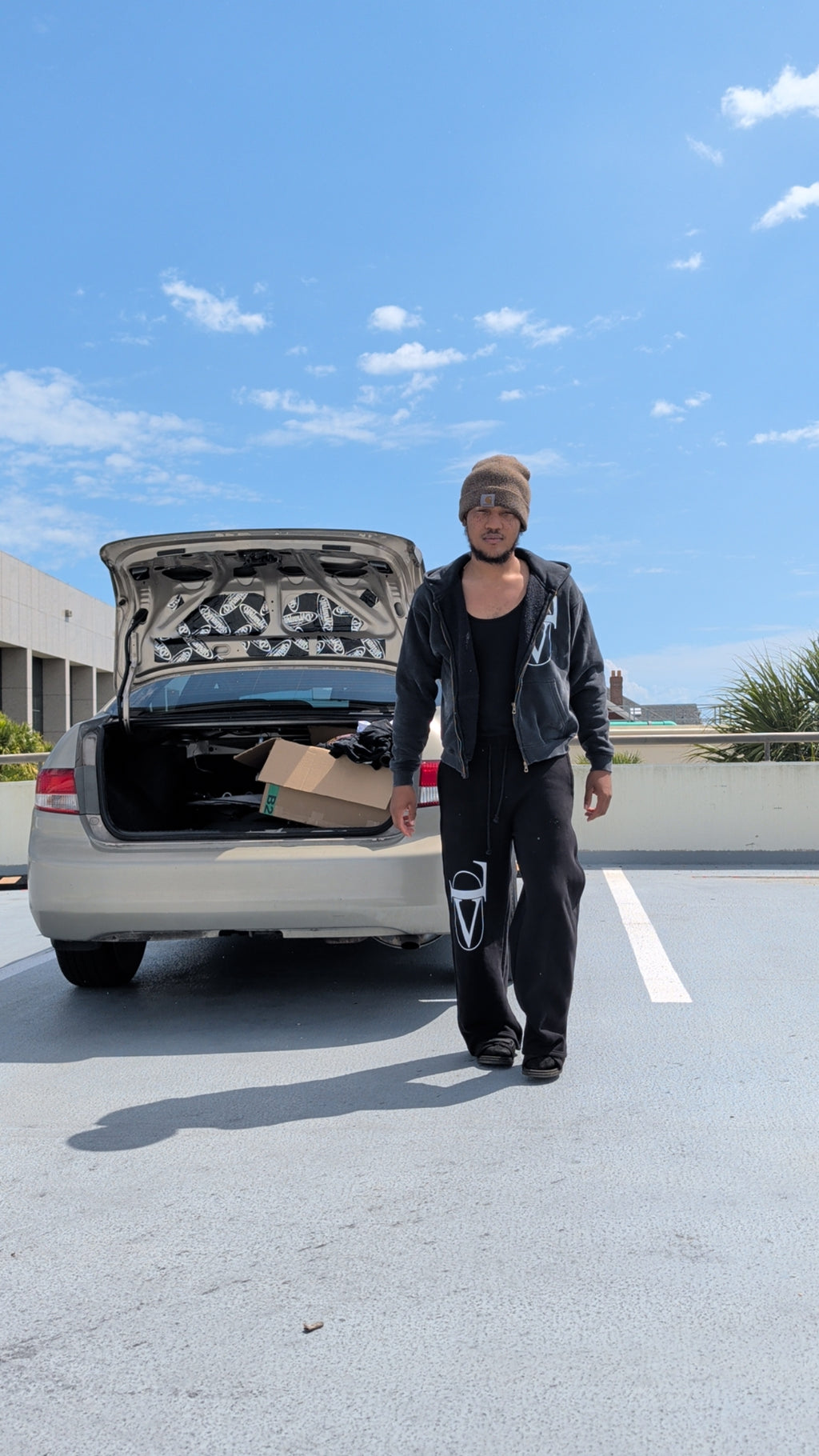 Fleece Drawstring Straight-Leg Sweatpants