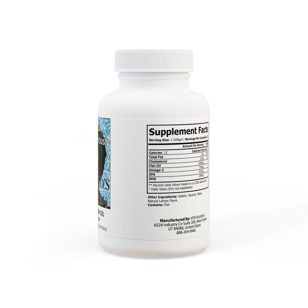 Omega 3 Fish Oil Supplement (60 Softgels)