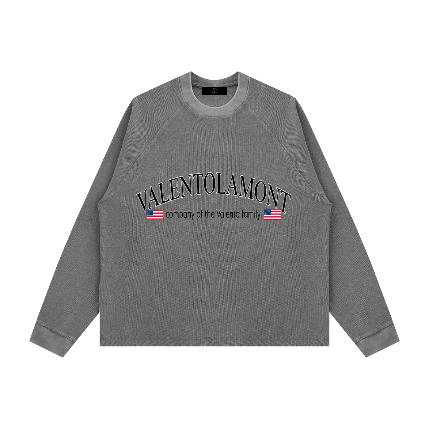 Unisex Vintage Wash Boxy  Waffle T-Shirt