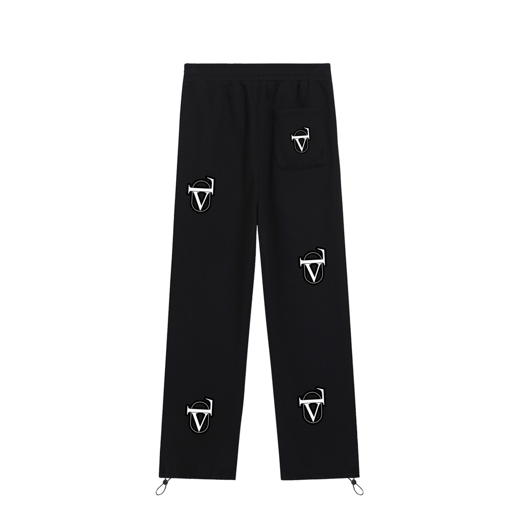 Essential Drawstring Straight-Leg Sweatpants
