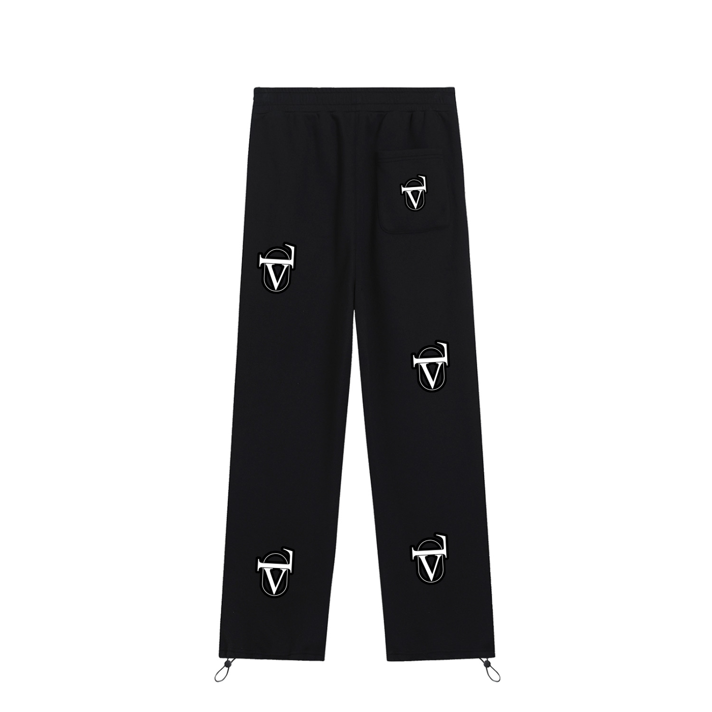 Essential Drawstring Straight-Leg Sweatpants