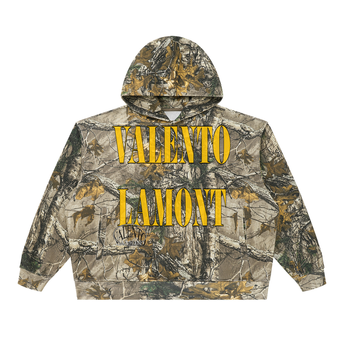 Unisex Waffle Tree Camo Boxy Hoodie