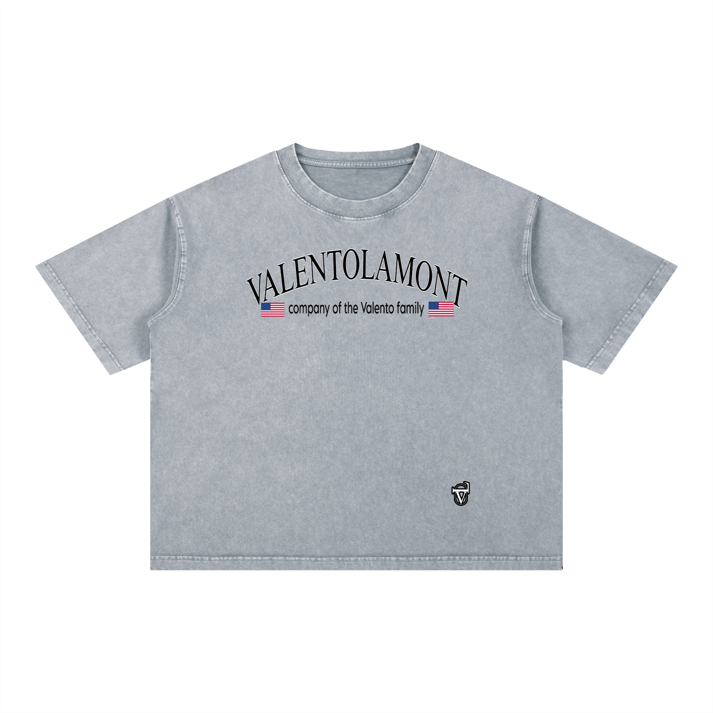 Mineral Wash Boxy Cotton T-Shirt
