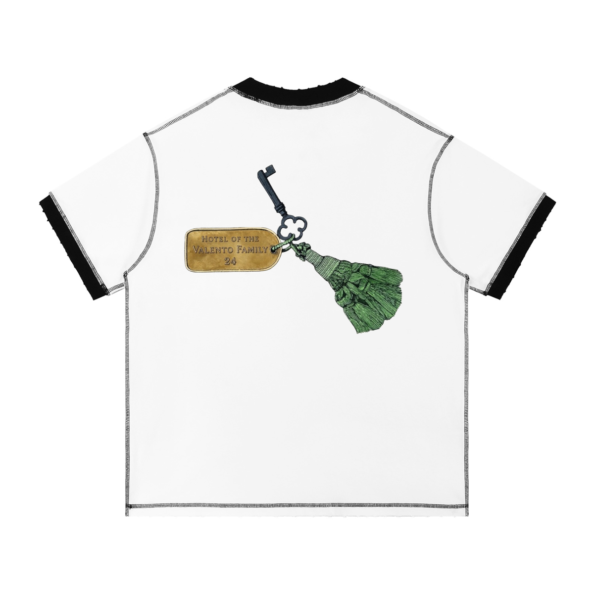 Unisex Contrast-Stitched Ringer T-Shirt