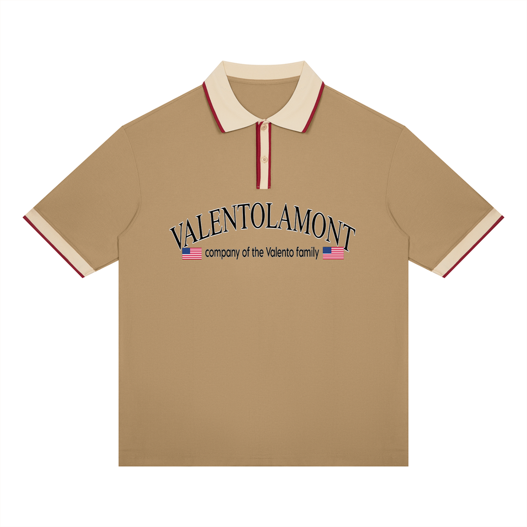 V Block Polo Shirt