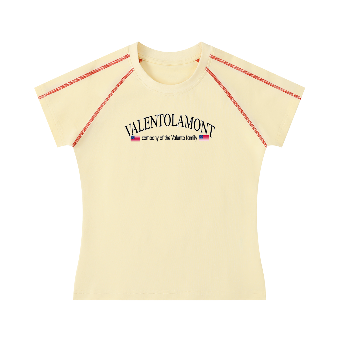 Women's Contrast Stitch Raglan T-Shirt