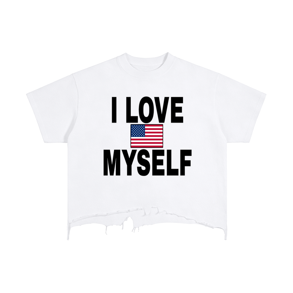 Vintage Wash Boxy Distressed Hem T-Shirt