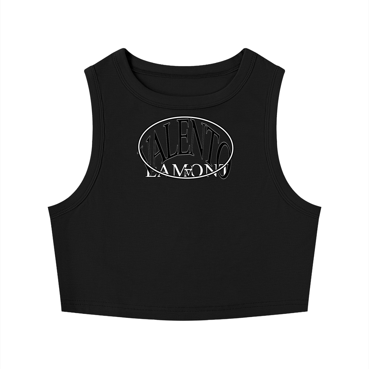 Women's Tight Crewneck Crop Tank Top