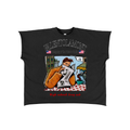 Raw Edge Boxy Non-Shrink T-Shirt