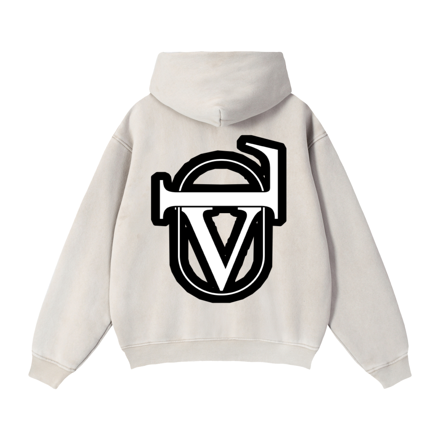 Zip-Through Boxy Fleece Hoodie