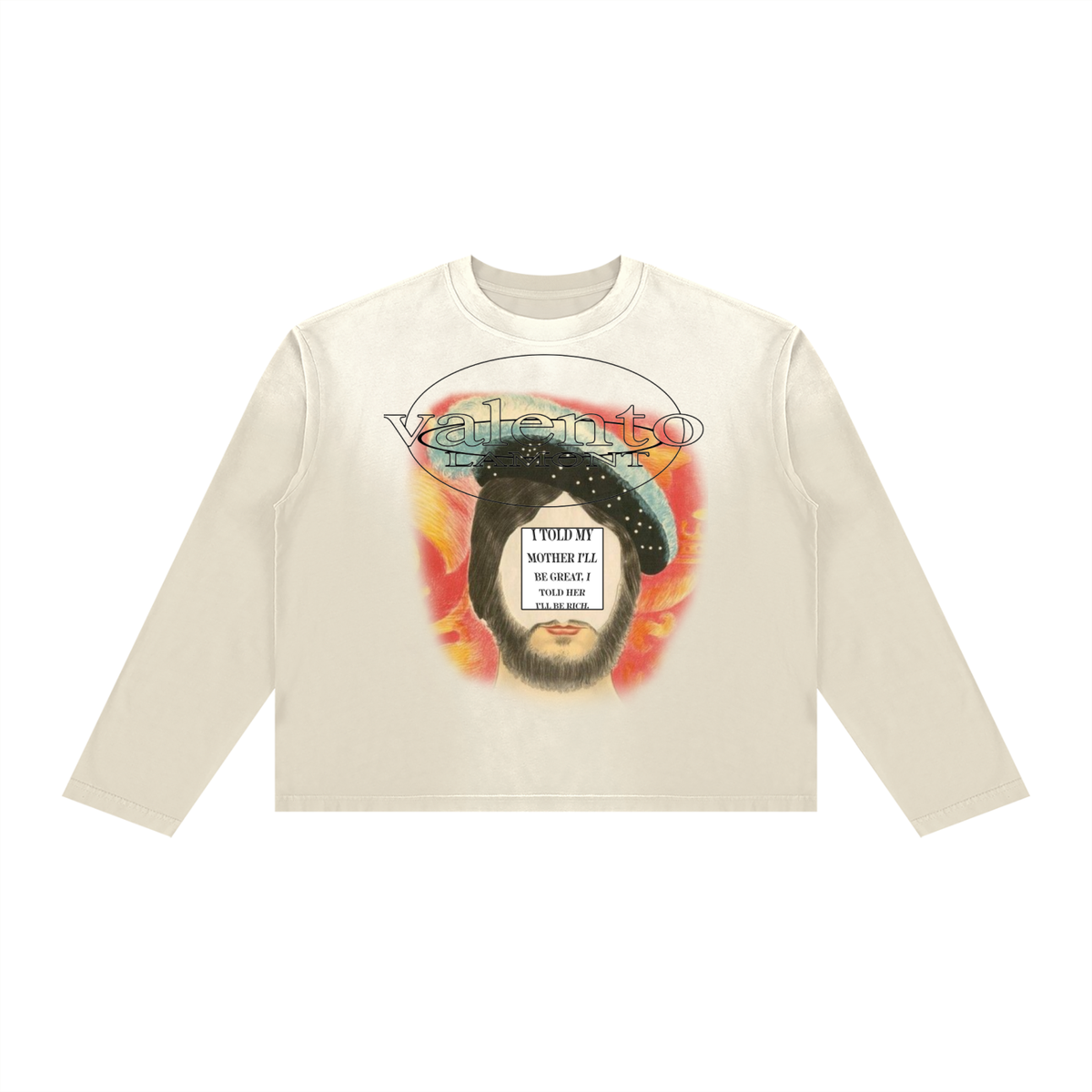 Unisex Sunfade Boxy Long Sleeve T-Shirt